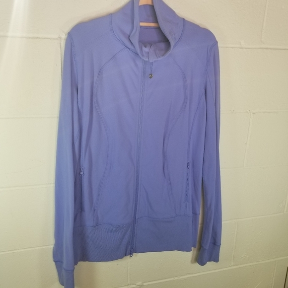 Lululemon Nice Asana Lullaby luon periwinkle running jacket 10 - Picture 12 of 13